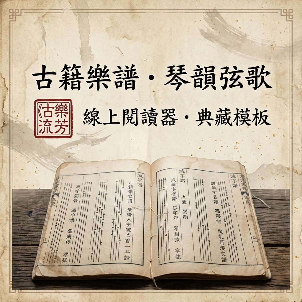明代神奇秘谱琴曲专题
